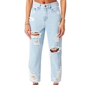 LF Light blue ripped Hermia Nyla Jeans (never worn)